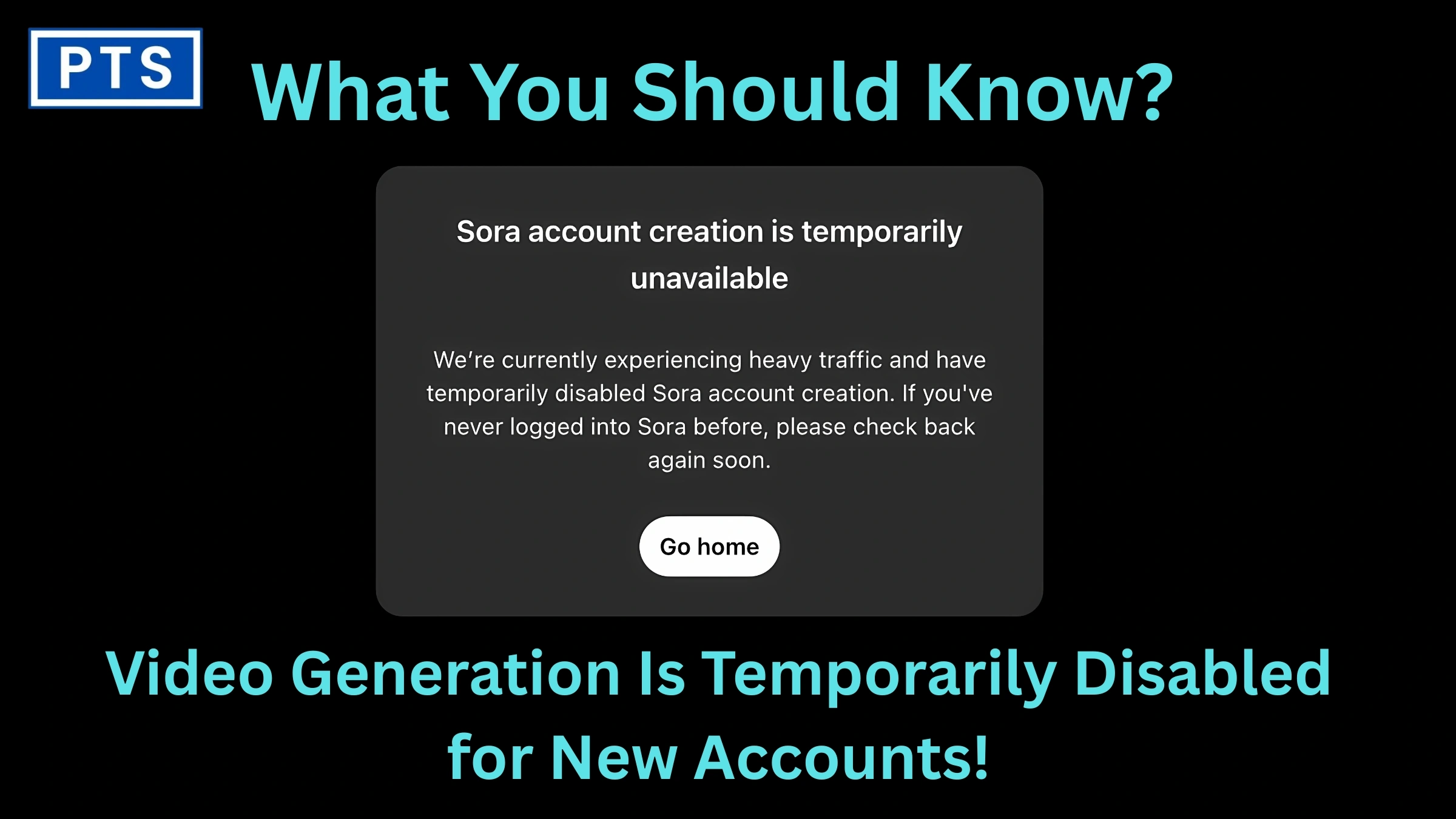 video generation is temporarily disabled for new accounts